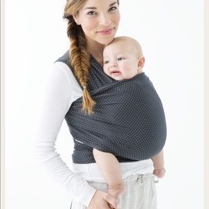 Solly Wrap - Swiss Dots Charcoal